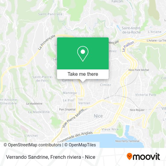 Verrando Sandrine map