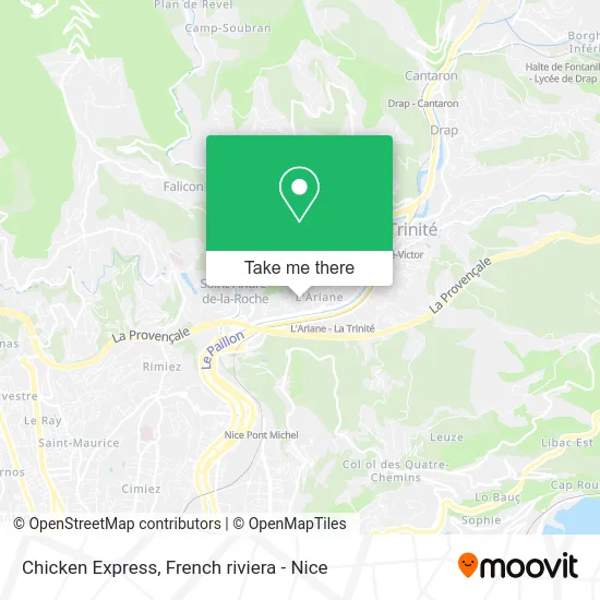 Chicken Express map