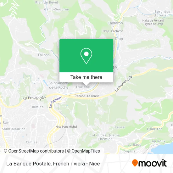 La Banque Postale map