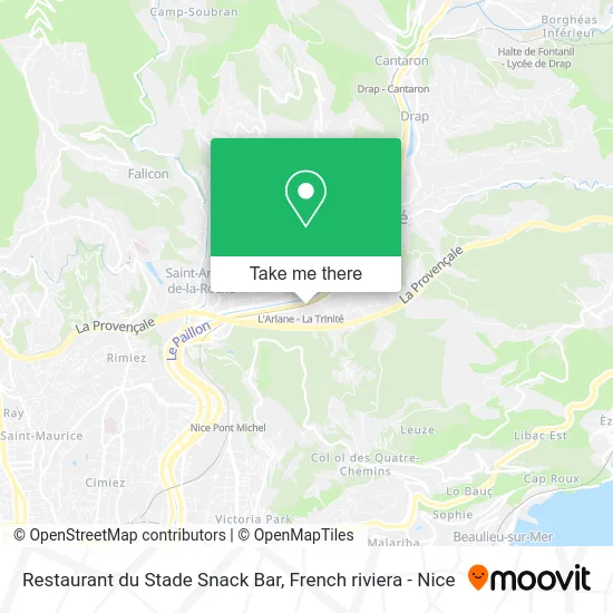 Restaurant du Stade Snack Bar map