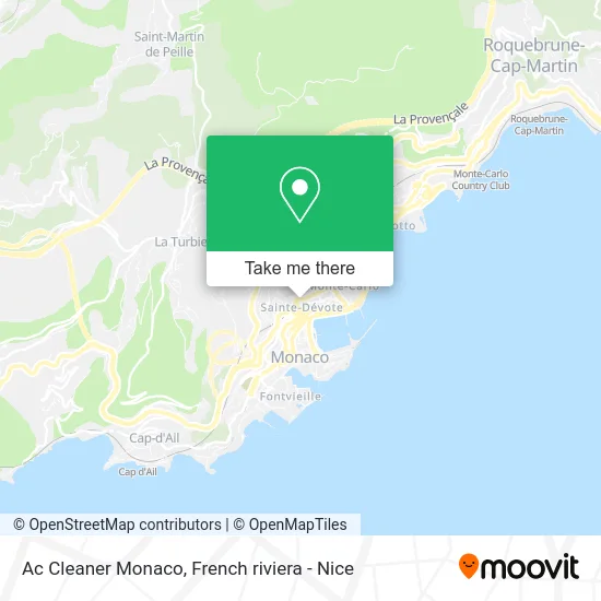Ac Cleaner Monaco map