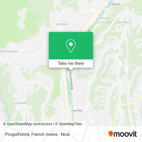 Progolfstore map