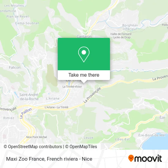 Maxi Zoo France map
