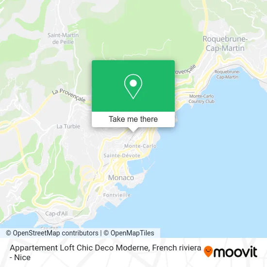 Appartement Loft Chic Deco Moderne map