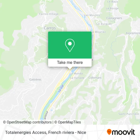 Mapa Totalenergies Access