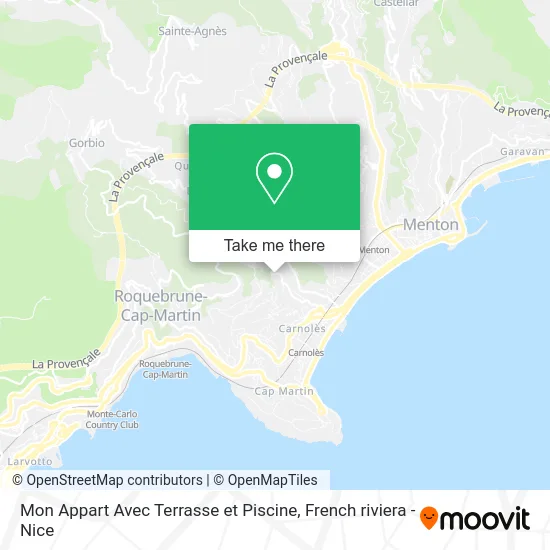 Mon Appart Avec Terrasse et Piscine map