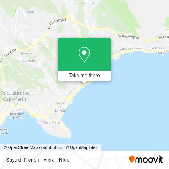 Sayaki map
