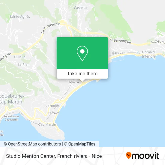 Studio Menton Center map