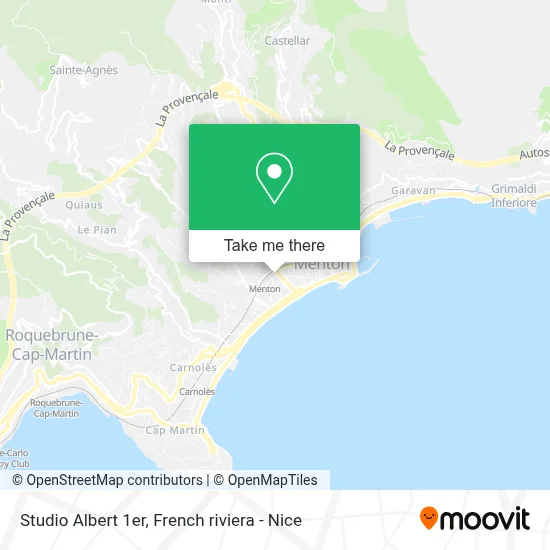 Studio Albert 1er map