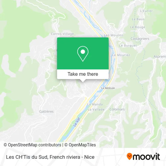 Les CH'Tis du Sud map