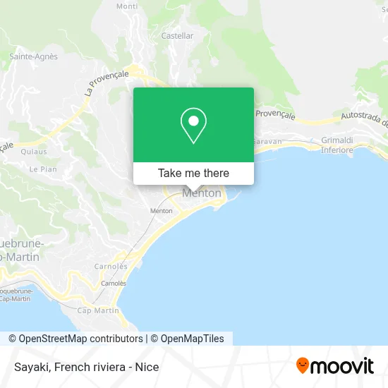 Sayaki map