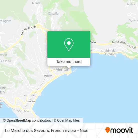 Le Marche des Saveurs map