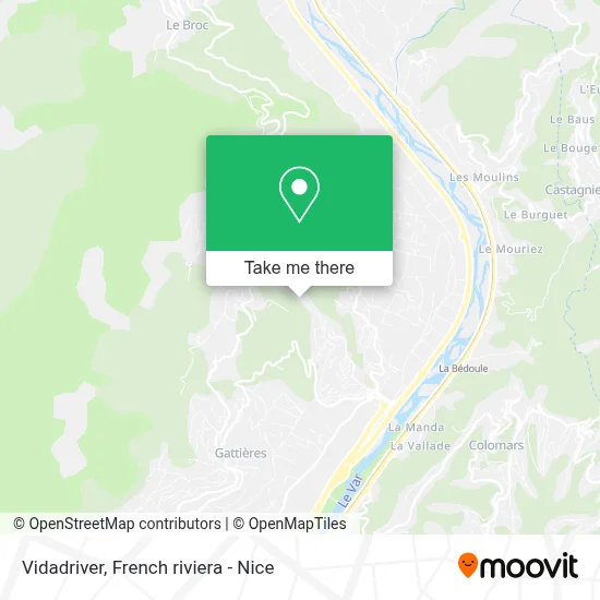 Vidadriver map