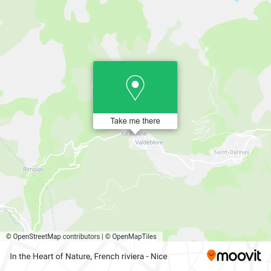 In the Heart of Nature map