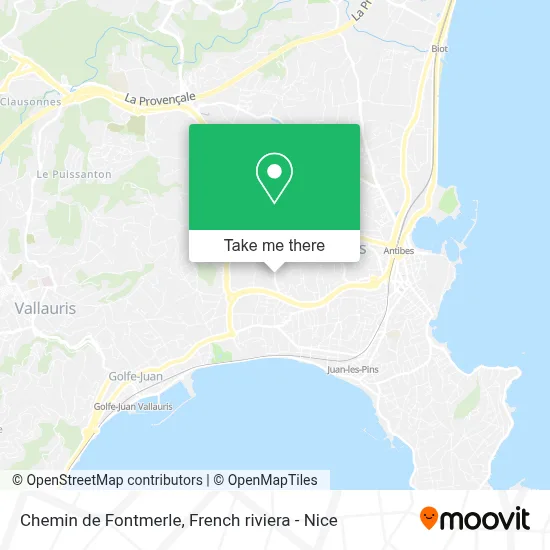 Chemin de Fontmerle map