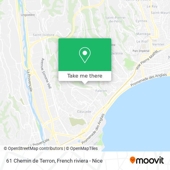 61 Chemin de Terron map