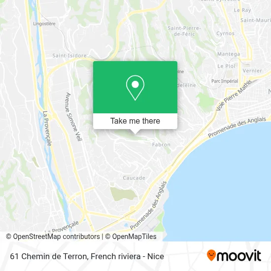 61 Chemin de Terron map