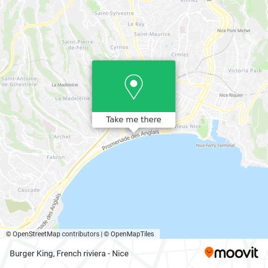 Burger King map