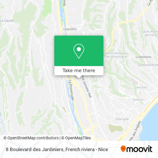 8 Boulevard des Jardiniers map