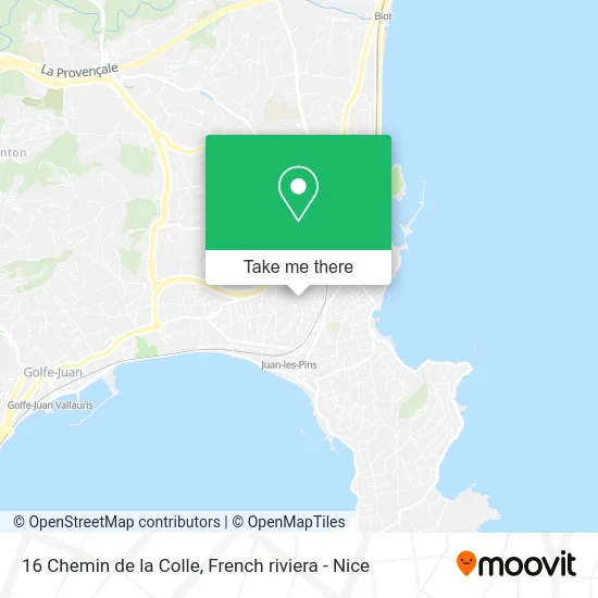 16 Chemin de la Colle map