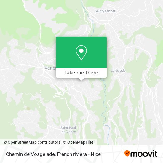 Chemin de Vosgelade map