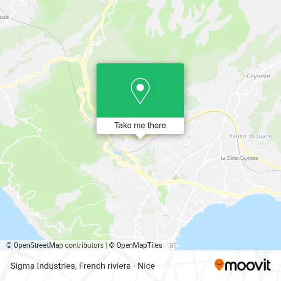 Sigma Industries map