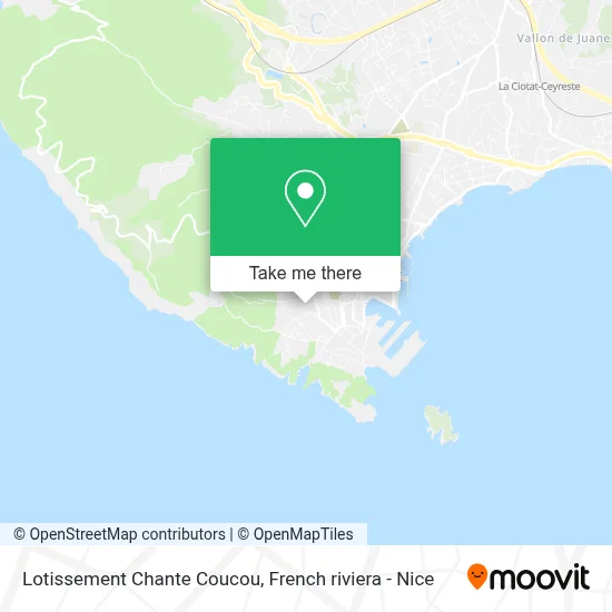 Lotissement Chante Coucou map