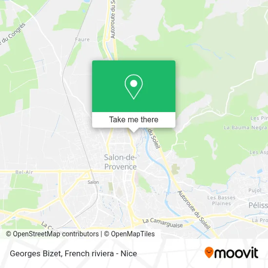 Georges Bizet map