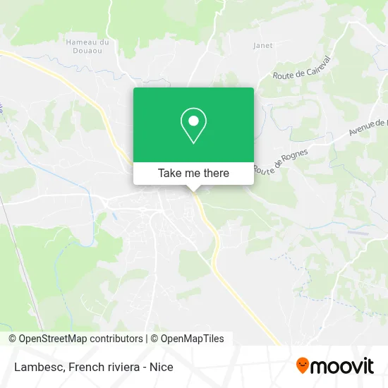 Lambesc map