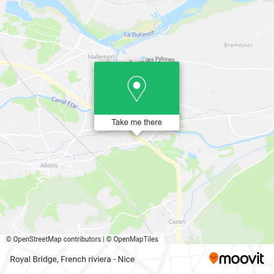 Pont Royal map