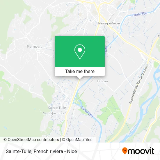 Sainte-Tulle map