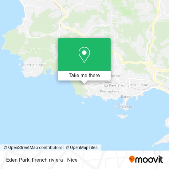 Eden Parc map