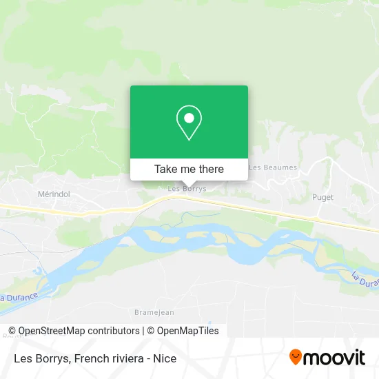 Les Borrys map