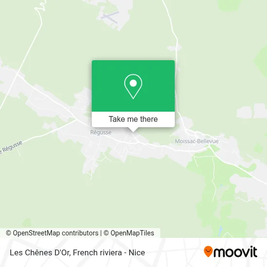 Les Chênes D'Or map