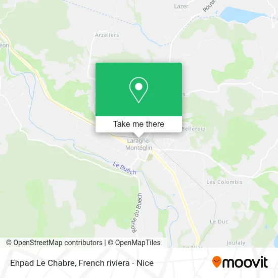 Ehpad Le Chabre map