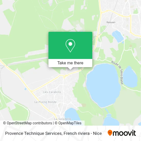 Provence Technique Services map
