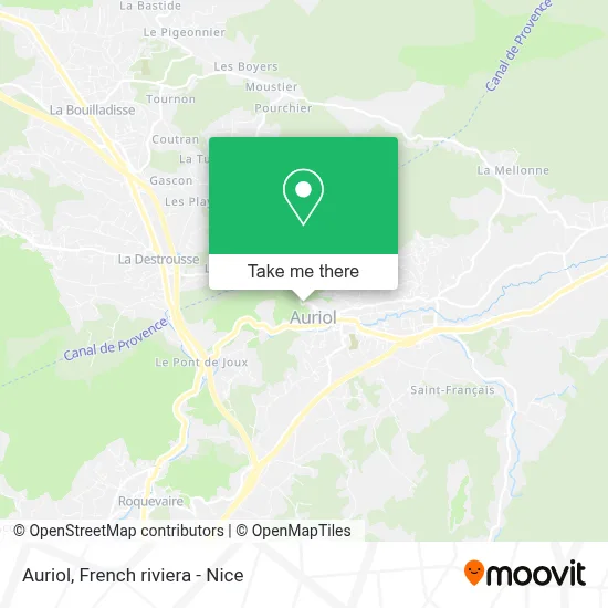 Auriol map
