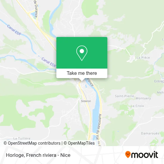 Horloge map