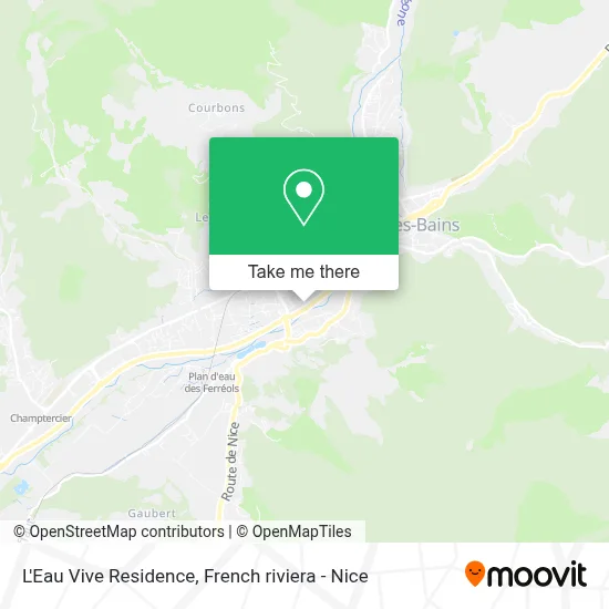 Résidence L'Eau Vive map