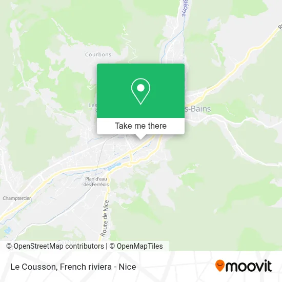 Le Cousson map