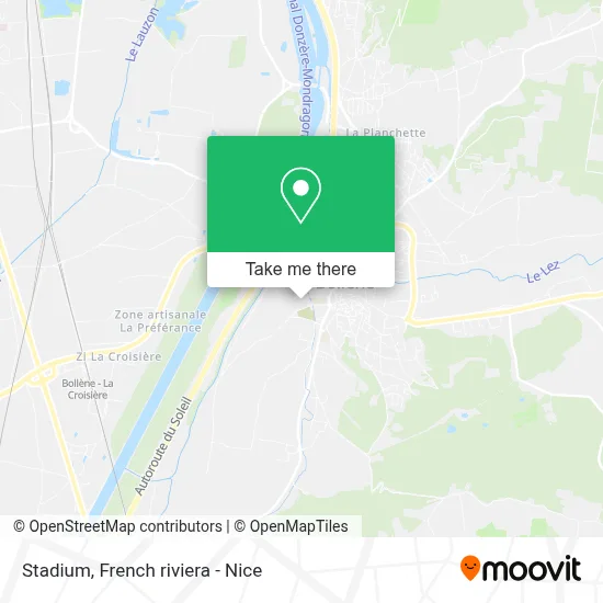 Stade map