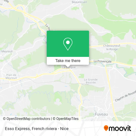 Esso Express map