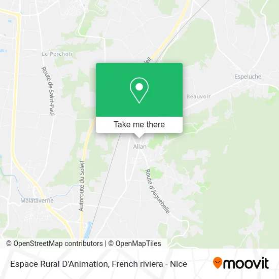 Espace Rural D'Animation map