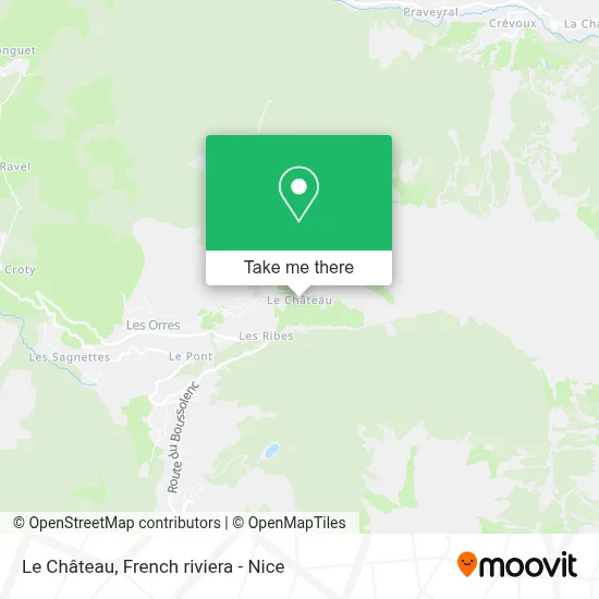 Le Château map
