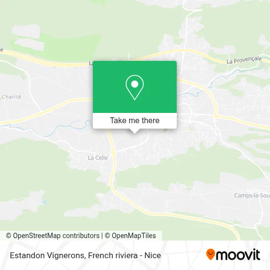 Estandon Vignerons map