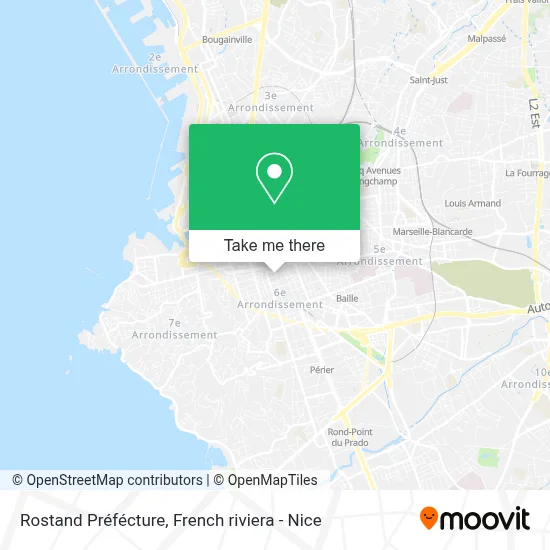 Rostand Préfécture map
