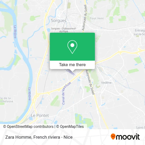Zara Homme map