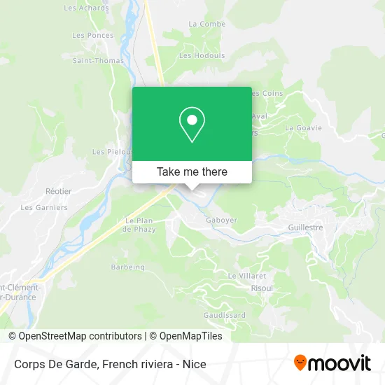 Corps De Garde map