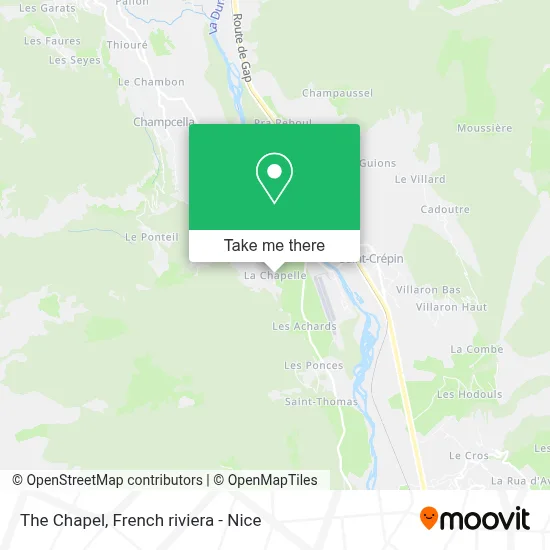 La Chapelle map