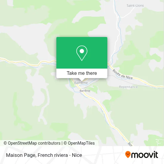 Maison Page map